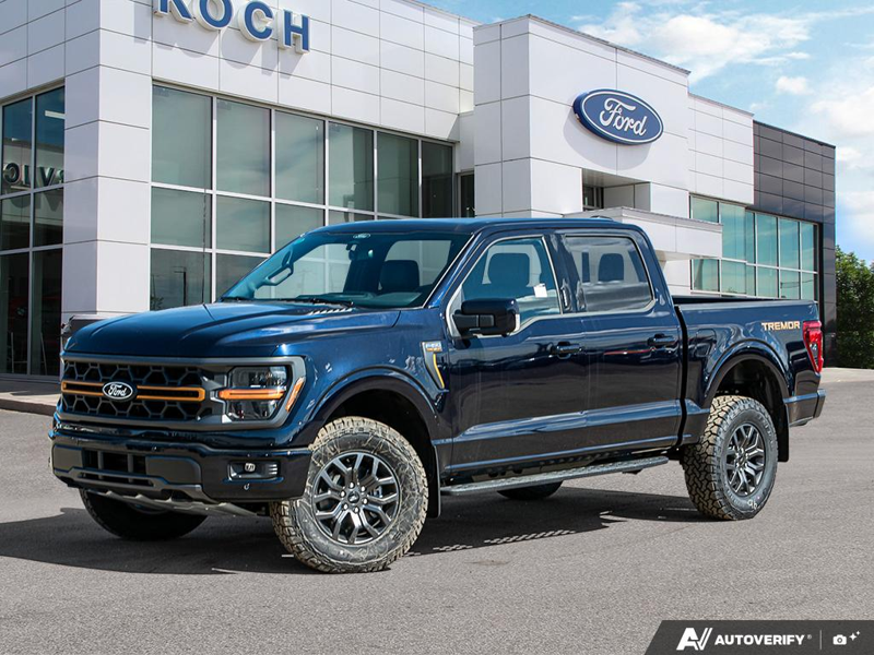 NEW 2026 Ford F-150 Tremor - Antimatter Blue Metallic Exterior / BLACK TREMOR LEATHER Interior - $84,663 - Stock #E60513 - VIN 1FTFW4L88TFA62071 - Photo 1