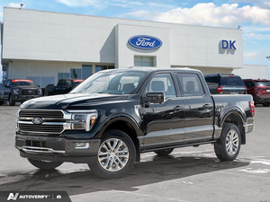 NEW 2026 Ford F-150 King Ranch - Agate Black/marsh Grey Accent Exterior - $91,831 - Stock #D60449 - VIN 1FTFW6L84TFA49796