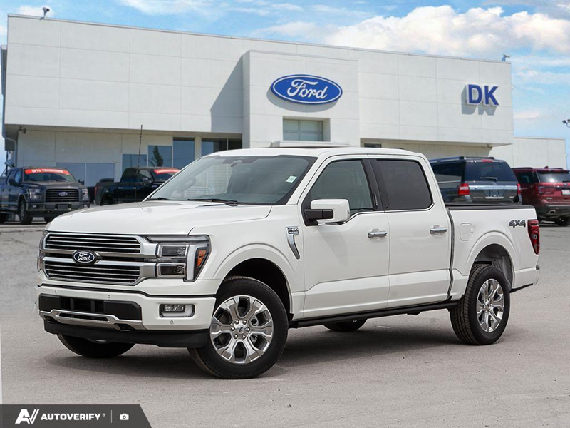 NEW 2026 Ford F-150 Platinum - Star White Tri-coat Metallic Exterior / BLACK LEATHER Interior - $97,387 - Stock #D60472 - VIN 1FTFW7L89TFA43160 - Photo 1