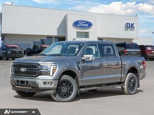 NEW 2026 Ford F-150 LARIAT - Carbonized Grey Metallic Exterior - $83,273 - Stock #D60549 - VIN 1FTFW5L87TFA89638