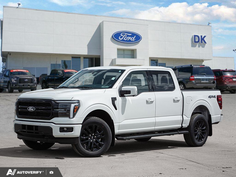 NEW 2026 Ford F-150 LARIAT - Star White Tri-coat Metallic Exterior - $86,793 - Stock #D60573 - VIN 1FTFW5L84TFA96417