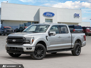 NEW 2026 Ford F-150 LARIAT - Iconic Silver Metallic Exterior - $86,221 - Stock #D60544 - VIN 1FTFW5L80TFA86483