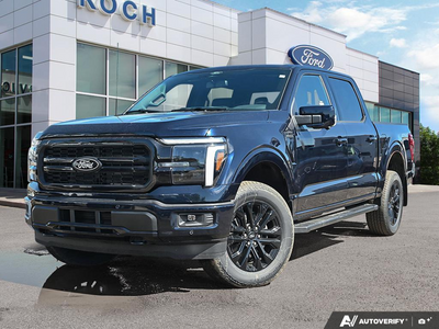 NEW 2026 Ford F-150 LARIAT - Antimatter Blue Metallic Exterior - $85,684 - Stock #E60833 - VIN 1FTFW5L82TFB48398