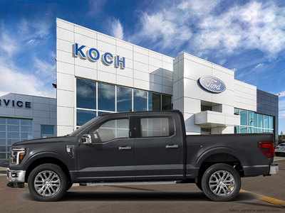 NEW 2026 Ford F-150 LARIAT - Agate Black Exterior - $89,549 - Stock #E60855 - VIN 1FTFW5L89TFB47118