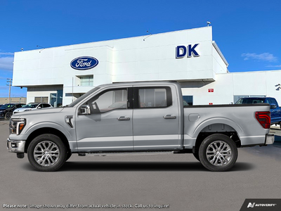 NEW 2026 Ford F-150 LARIAT - Iconic Silver Metallic Exterior - $86,981 - Stock #D60706 - VIN 1FTFW5L88TFB45991