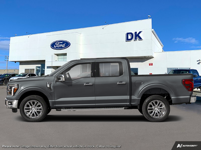 NEW 2026 Ford F-150 LARIAT - Carbonized Grey Metallic Exterior - $82,797 - Stock #D60680 - VIN 1FTFW5L83TFB61225