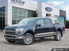 NEW 2026 Ford F-150 King Ranch - Antimatter Blue/marsh Grey Accent Exterior - $94,026 - Stock #E60917 - VIN 1FTFW6L88TFB50436