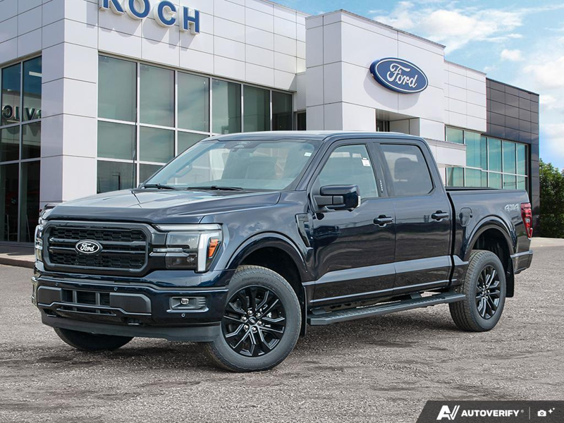 NEW 2026 Ford F-150 LARIAT - Antimatter Blue Metallic Exterior / BLACK, ACTIVEX TRIMMED 40/CONSOLE/40 FRONT SEATS (B) Interior - $86,746 - Stock #E60895 - VIN 1FTFW5L84TFB50430 - Photo 1