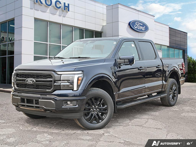 NEW 2026 Ford F-150 LARIAT - Antimatter Blue Metallic Exterior - $86,262 - Stock #E60899 - VIN 1FTFW5L83TFB68837