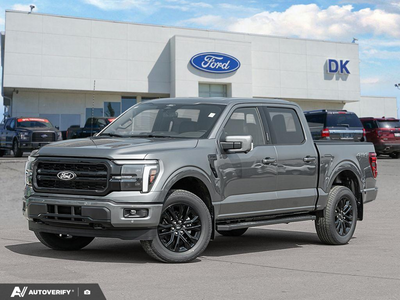 NEW 2026 Ford F-150 LARIAT - Carbonized Grey Metallic Exterior - $78,316 - Stock #D60682 - VIN 1FTFW5L86TKE63177