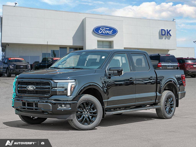 NEW 2026 Ford F-150 LARIAT - Agate Black Metallic Exterior - $82,122 - Stock #D60673 - VIN 1FTFW5L87TFB62295