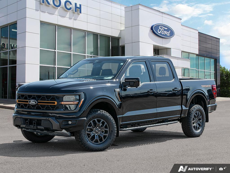 NEW 2026 Ford F-150 Tremor - Agate Black Exterior / BLACK TREMOR LEATHER Interior - $88,579 - Stock #E60943 - VIN 1FTFW4L86TFB70639 - Photo 1