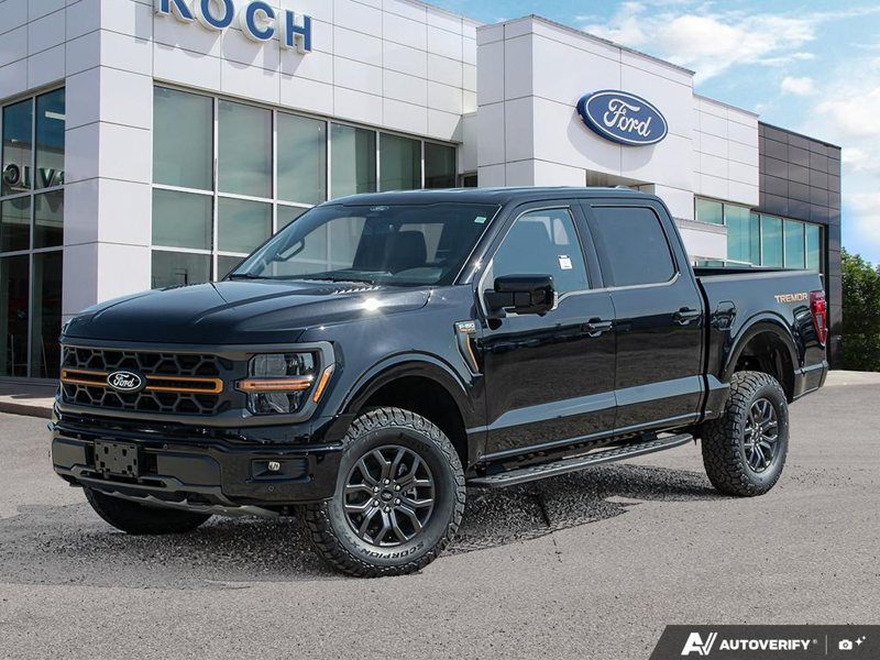 NEW 2026 Ford F-150 Tremor - Agate Black Exterior / BLACK TREMOR LEATHER Interior - $80,949 - Stock #E60954 - VIN 1FTFW4L85TFB68171 - Photo 1
