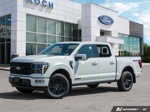 NEW 2026 Ford F-150 Platinum - Star White Tri-coat Metallic Exterior - $103,757 - Stock #E60938 - VIN 1FTFW7LD4TFB50484