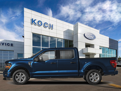 NEW 2026 Ford F-150 XLT - Antimatter Blue Metallic Exterior - $70,977 - Stock #E60981 - VIN 1FTFW3L80TFB70467