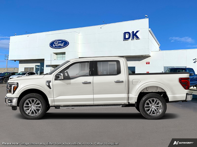 NEW 2026 Ford F-150 LARIAT - Star White Tri-Coat Exterior - $89,402 - Stock #D60781 - VIN 1FTFW5L80TFB61358