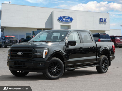 NEW 2026 Ford F-150 LARIAT - Agate Black Metallic Exterior - $86,482 - Stock #D60683 - VIN 1FTFW5L81TFB62406