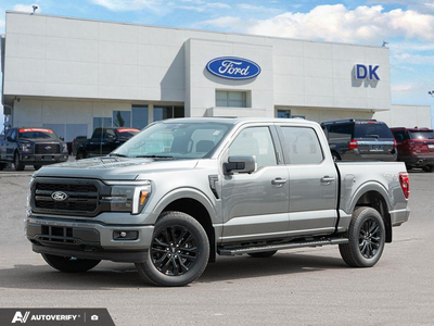 NEW 2026 Ford F-150 LARIAT - Carbonized Grey Metallic Exterior - $82,122 - Stock #D60680 - VIN 1FTFW5L83TFB61225