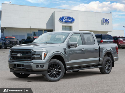 NEW 2026 Ford F-150 LARIAT - Carbonized Grey Metallic Exterior - $86,482 - Stock #D60685 - VIN 1FTFW5L86TFB64927