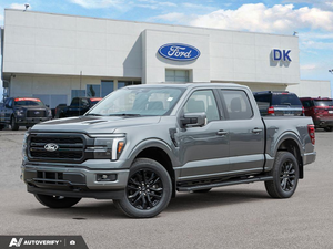 NEW 2026 Ford F-150 LARIAT - Carbonized Grey Metallic Exterior - $86,482 - Stock #D60685 - VIN 1FTFW5L86TFB64927