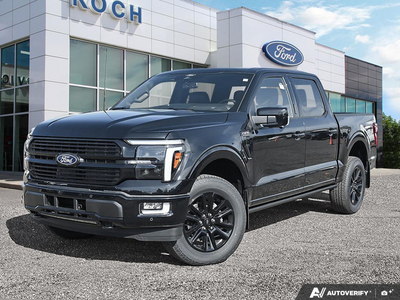 NEW 2026 Ford F-150 Platinum - Agate Black Exterior - $97,546 - Stock #E60893 - VIN 1FTFW7L82TFB55038