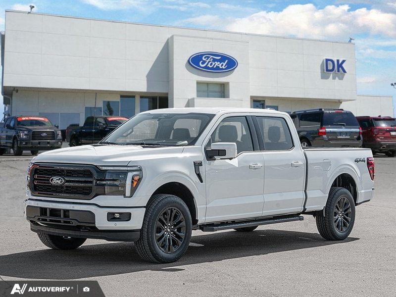 NEW 2026 Ford F-150 LARIAT - Star White Tri-Coat Exterior / BLACK ACTIVE X Interior - $84,189 - Stock #D60781 - VIN 1FTFW5L80TFB61358 - Photo 1