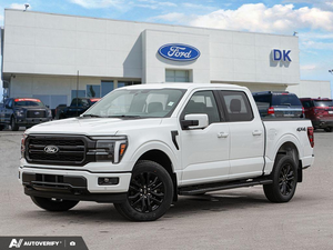 NEW 2026 Ford F-150 LARIAT - Oxford White Exterior - $85,962 - Stock #D60709 - VIN 1FTFW5L82TFB78338