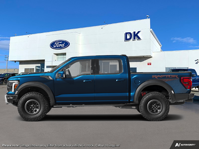 NEW 2026 Ford F-150 Raptor - Antimatter Blue Metallic Exterior - $117,369 - Stock #D60732 - VIN 1FTFW1RG3TFB83975