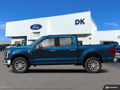 NEW 2026 Ford F-150 LARIAT - Antimatter Blue Metallic Exterior - $90,209 - Stock #D60832 - VIN 1FTFW5L81TFC34530