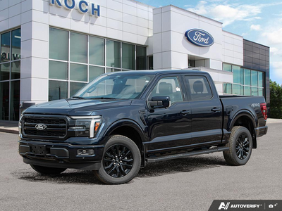NEW 2026 Ford F-150 LARIAT - Antimatter Blue Metallic Exterior - $78,949 - Stock #E60897 - VIN 1FTFW5L87TFB68548