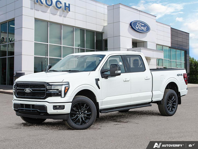 NEW 2026 Ford F-150 LARIAT Long Box - Star White Tri-coat Metallic Exterior - $86,709 - Stock #E60906 - VIN 1FTFW5L82TFB68456