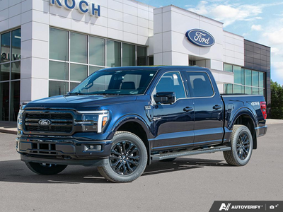 NEW 2026 Ford F-150 LARIAT - Antimatter Blue Metallic Exterior - $85,914 - Stock #E61061 - VIN 1FTFW5L54TFB70859