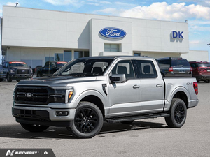 NEW 2026 Ford F-150 LARIAT - Iconic Silver Metallic Exterior - $92,339 - Stock #D60818 - VIN 1FTFW5L85TFC05015
