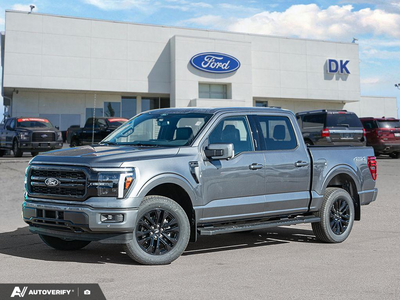 NEW 2026 Ford F-150 LARIAT - Carbonized Grey Metallic Exterior - $81,612 - Stock #D60822 - VIN 1FTFW5L88TFC32967