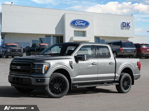 NEW 2026 Ford F-150 LARIAT - Carbonized Grey Metallic Exterior - $85,652 - Stock #D60863 - VIN 1FTFW5L81TFC18859