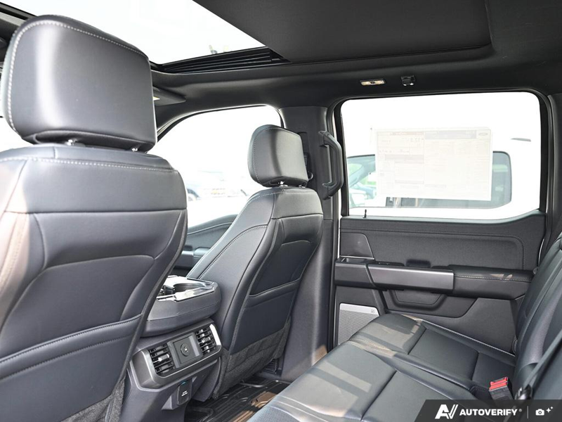 NEW 2026 Ford F-150 LARIAT - Star White Tri-coat Metallic Exterior / BLACK ACTIVE X Interior - $83,411 - Stock #E60856 - VIN 1FTFW5L86TFB49750 - Photo 24