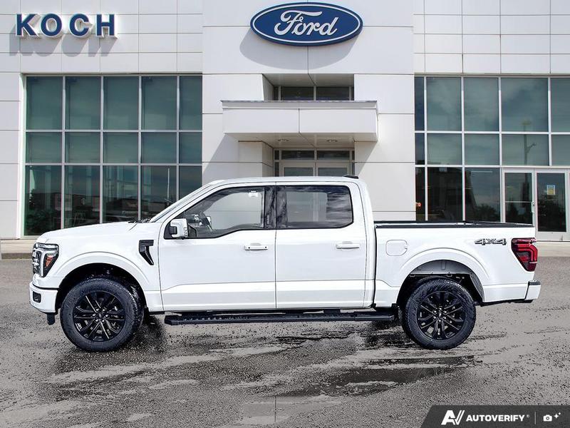 NEW 2026 Ford F-150 LARIAT - Star White Tri-coat Metallic Exterior / BLACK ACTIVE X Interior - $91,594 - Stock #E60564 - VIN 1FTFW5L85TFA11925 - Photo 3