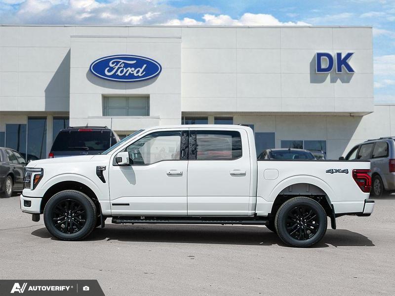 NEW 2026 Ford F-150 LARIAT - Star White Tri-coat Metallic Exterior / BLACK ACTIVE X Interior - $94,452 - Stock #D60541 - VIN 1FTFW5LD6TFB03574 - Photo 3