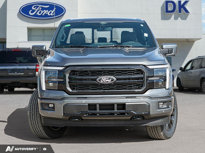 NEW 2026 Ford F-150 LARIAT - Carbonized Grey Metallic Exterior - $80,257 - Stock #D60549 - VIN 1FTFW5L87TFA89638