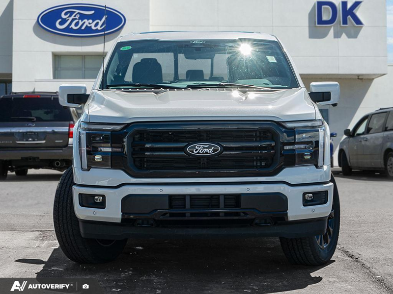 NEW 2026 Ford F-150 LARIAT - Star White Tri-Coat Exterior / BLACK, ACTIVEX TRIMMED 40/CONSOLE/40 FRONT SEATS (B) Interior - $80,505 - Stock #D60672 - VIN 1FTFW5L88TFA34986 - Photo 2