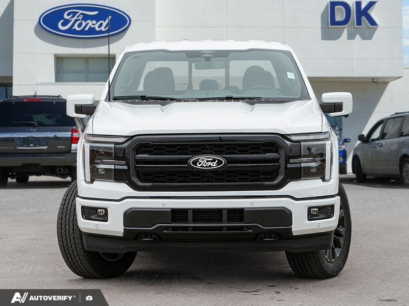 NEW 2026 Ford F-150 LARIAT - Oxford White Exterior / BLACK ACTIVE X Interior - $79,862 - Stock #D60709 - VIN 1FTFW5L82TFB78338 - Photo 2