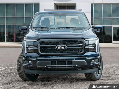 NEW 2026 Ford F-150 LARIAT - Antimatter Blue Metallic Exterior - $83,889 - Stock #E60895 - VIN 1FTFW5L84TFB50430