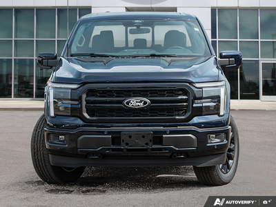 NEW 2026 Ford F-150 LARIAT - Antimatter Blue Metallic Exterior - $78,949 - Stock #E60897 - VIN 1FTFW5L87TFB68548