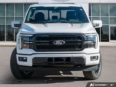 NEW 2026 Ford F-150 LARIAT - Oxford White Exterior - $81,874 - Stock #E61057 - VIN 1FTFW5L51TFB68664