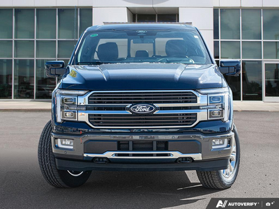 NEW 2026 Ford F-150 King Ranch - Antimatter Blue/marsh Grey Accent Exterior - $95,904 - Stock #E61013 - VIN 1FTFW6LD8TFB83630