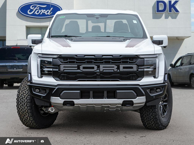 NEW 2026 Ford F-150 Raptor - Oxford White Exterior - $117,319 - Stock #D60851 - VIN 1FTFW1RG6TFC13020