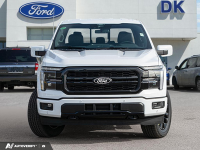 NEW 2026 Ford F-150 LARIAT - Oxford White Exterior - $78,022 - Stock #D60826 - VIN 1FTFW5L83TFC33119