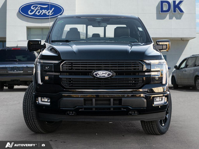 NEW 2026 Ford F-150 Platinum - Agate Black Metallic Exterior - $102,317 - Stock #D60845 - VIN 1FTFW7LD6TFC56273