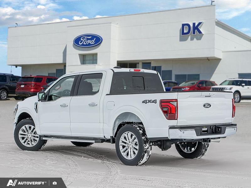 DEMO 2026 Ford F-150 LARIAT - Oxford White Exterior / BLACK ACTIVE X Interior - $78,422 - Stock #D60249 - VIN 1FTFW5L80TKD39812 - Photo 4