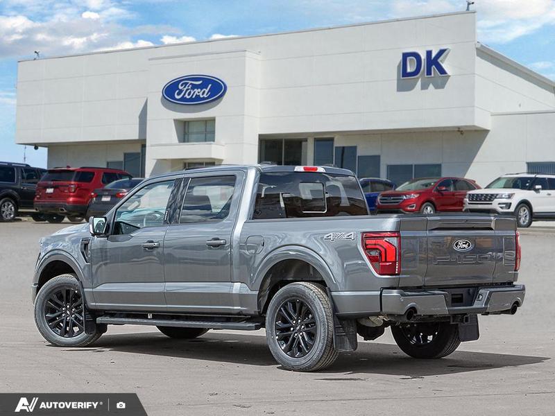 NEW 2026 Ford F-150 LARIAT - Carbonized Grey Metallic Exterior / BLACK ACTIVE X Interior - $89,327 - Stock #D60547 - VIN 1FTFW5L82TFA10764 - Photo 4